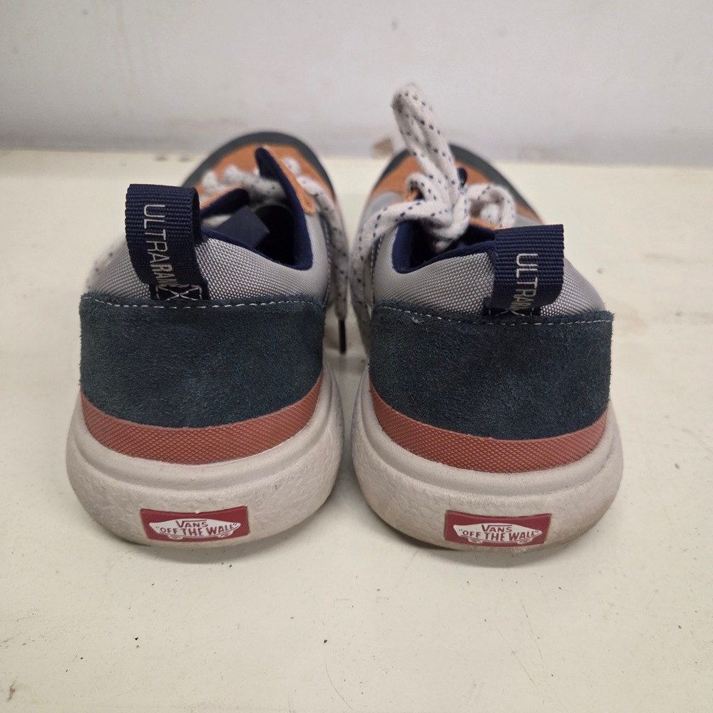 Vans UltraRange EXO Mens 10.5 Grey Orange Navy Blue Low Top Skate Shoes 500264 - Picture 4 of 6